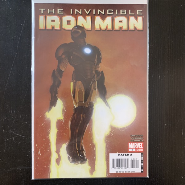 INVINCIBLE IRONMAN, the #3 2008 Marvel Comics