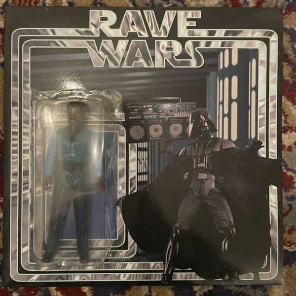 VARIOUS Rave Wars (Red vinyl) (Rave Wars - UK repress) (EX) 7"