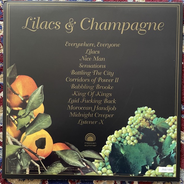 LILACS & CHAMPAGNE Lilacs & Champagne (Mexican Summer - USA original) (EX) LP