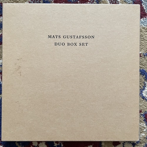 MATS GUSTAFSSON Duo Box Set (Kning - Sweden original) (EX) 3x7" BOX