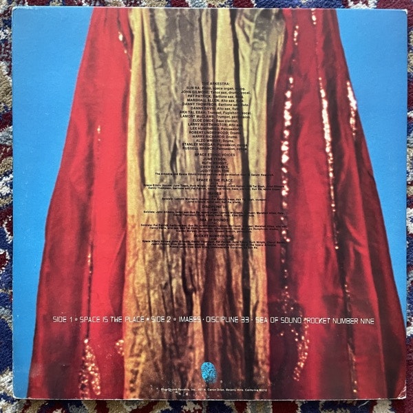 SUN RA Space Is The Place (Blue Thumb - USA original) (VG) LP