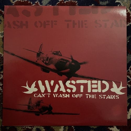 WASTED Can't Wash Off The Stains (Combat Rock Industry - Finland original) (EX) 10"