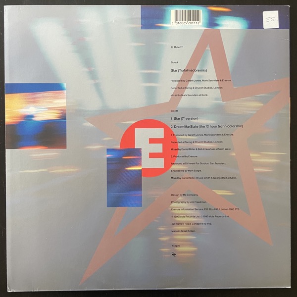 ERASURE Star (Mute - UK original) (VG+) 12"