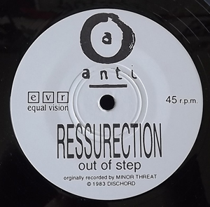RESSURECTION / SHADES APART Anti (Revelation/Equal Vision - USA original) (EX) 7"