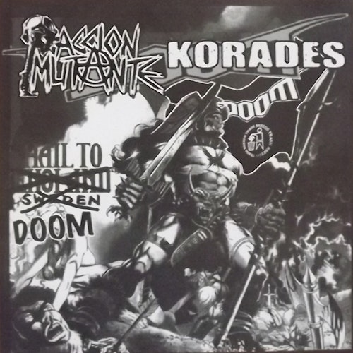 KORADES / ACCION MUTANTE Hail To Doom (Power It Up - Germany original) (NM/EX) 7"