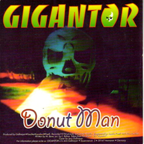 GIGANTOR/SKIN OF TEARS Split (White vinyl) (Lost & Found - Germany original) (EX) 7"