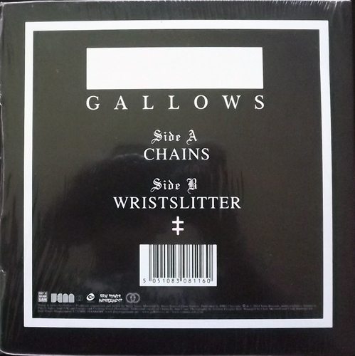GALLOWS Chains (Clear vinyl) (Venn - Europe original) (NM) 7"