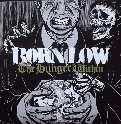 BORN LOW The Hunger Within (Purple vinyl) (Bad Ground - USA original) (NM/EX) 7"