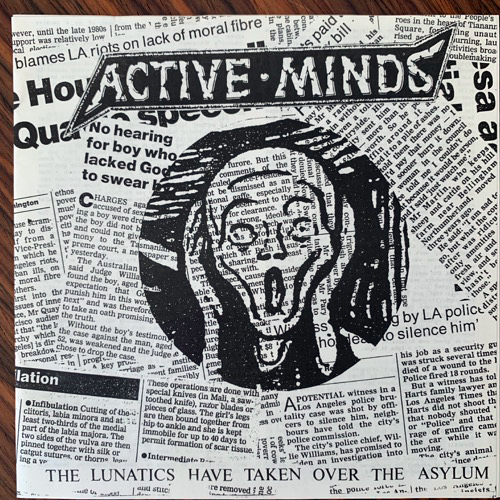 ACTIVE MINDS The Lunatics Have Taken Over The Asylum (Loony Tunes - UK original) (NM/VG+) FLEXI 7"