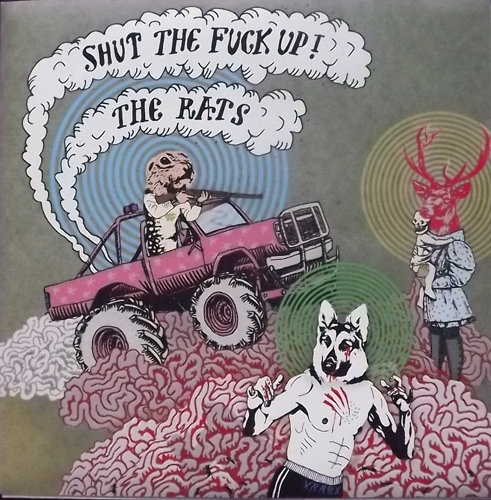 SHUT THE FUCK UP / THE RATS Split (Thrashbastard - Germany original) (EX/NM) 7"