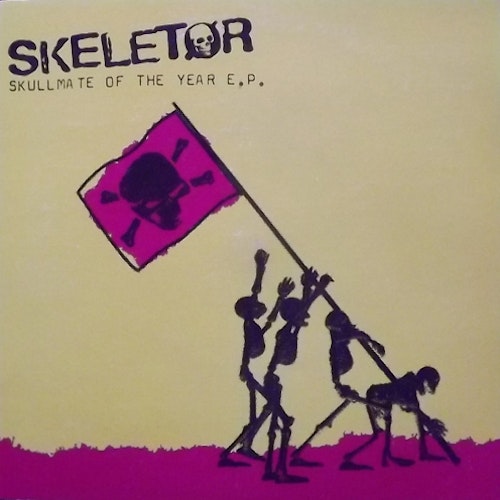SKELETOR Skullmate Of The Year E.P. (Communichaos Media - Sweden original) (EX) 7"