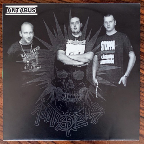 ANTABUS / HELLSHIT Split (Green vinyl) (Mysko - Sweden original) (EX/VG+) 7"