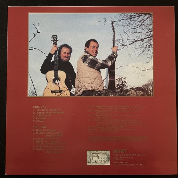 JOHN RENBOURN & STEFAN GROSSMAN The Three Kingdoms (Sonet - UK original) (VG+) LP