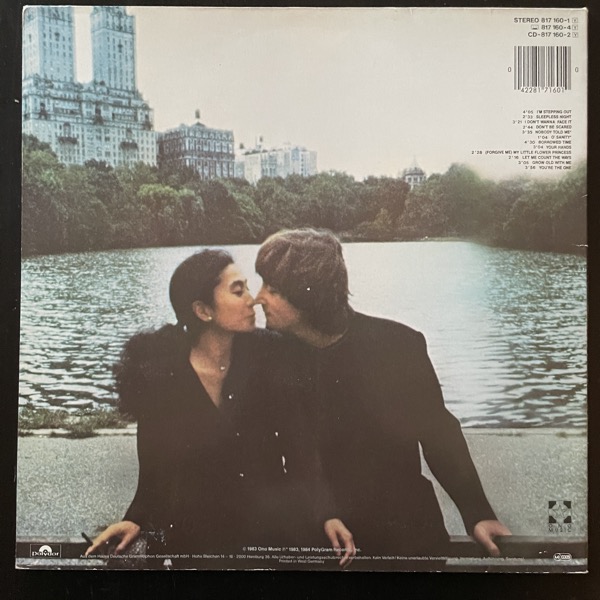 JOHN LENNON & YOKO ONO Milk And Honey (Polydor - Germany original) (VG+/VG) LP