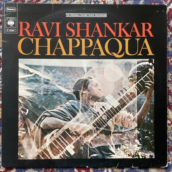 SOUNDTRACK Ravi Shankar – Chappaqua (CBS - Germany original) (VG/VG+) LP