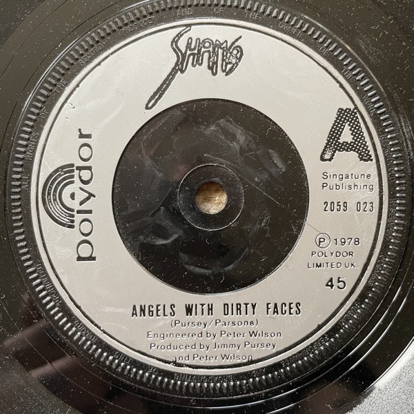 SHAM 69 Angels With Dirty Faces (Polydor - UK original) (VG+) 7"