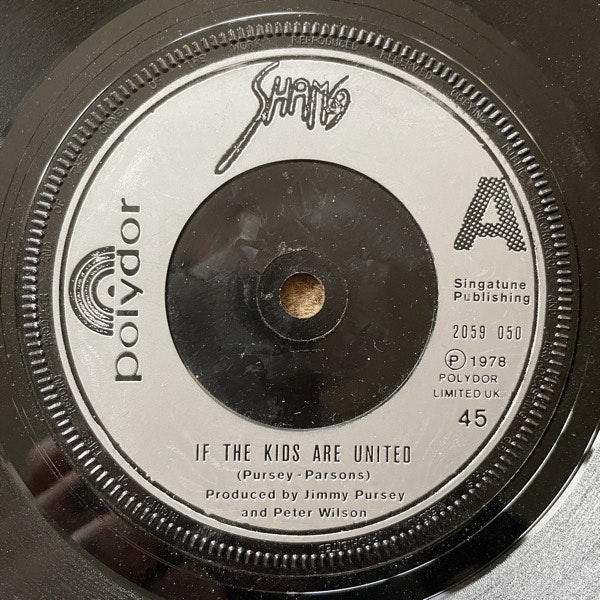 SHAM 69 If The Kids Are United (Polydor - UK original) (VG) 7"