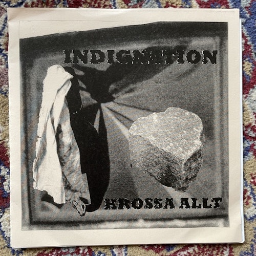 INDIGNATION Krossa Allt (Tobacco Shit - Canada original) (VG+/EX) 7"