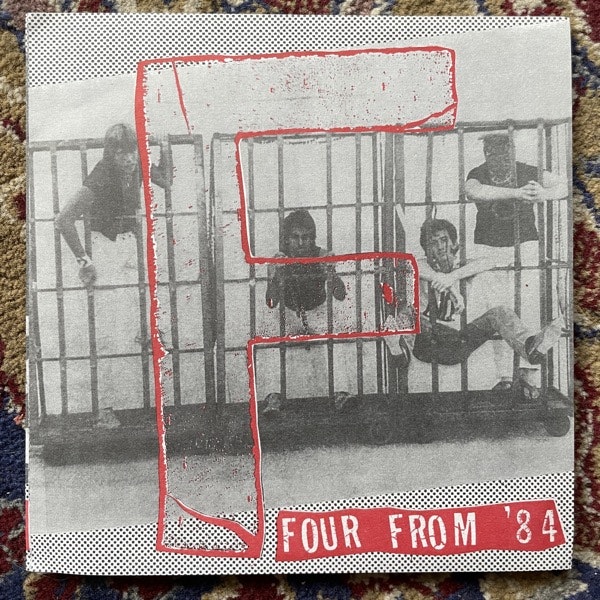 F Four From '84 (Grey swirl vinyl) (Burrito - USA original) (EX/VG+) 7"