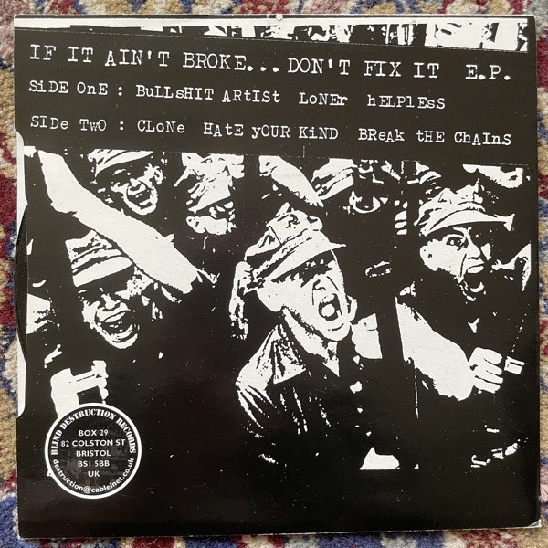 DUMBSTRUCK If It Ain't Broke... Don't Fix It E.P. (Blind Destruction - UK original) (EX/VG+) 7"