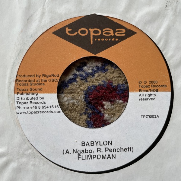 FLIMPOMAN / PUSSYCAT & RIGOROD Babylon / Goddess (Topaz - Sweden original) (VG) 7"