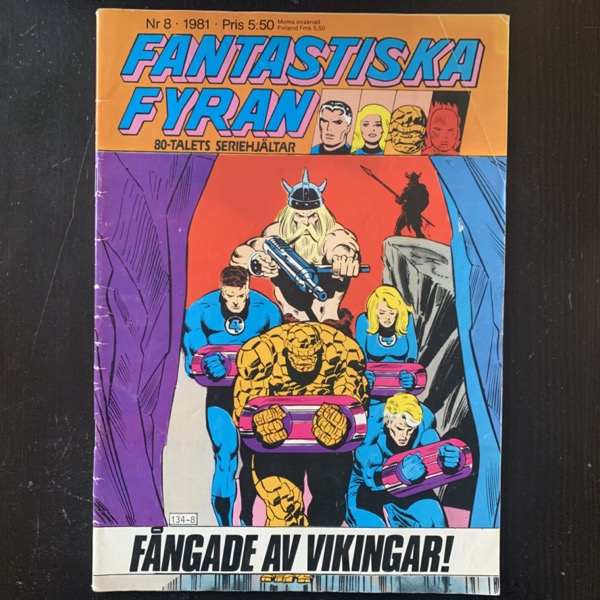 FANTASTISKA FYRAN #8 1981 (Fantastic Four)