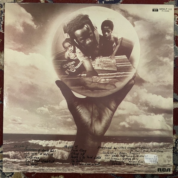 JIMMY LINDSAY Children Of Rastafari (GEM - UK original) (VG/VG+) LP