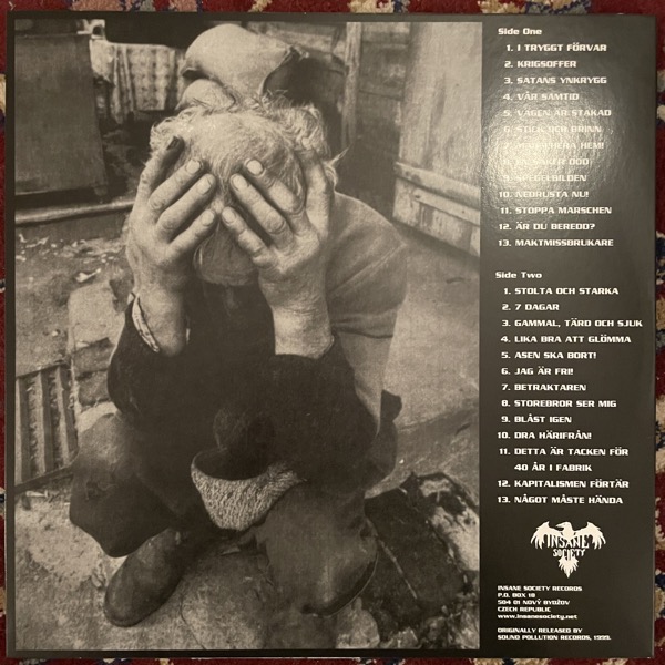 KRIGSHOT Maktmissbrukare (Insane Society - Czech Republic 2021 reissue) (NM) LP
