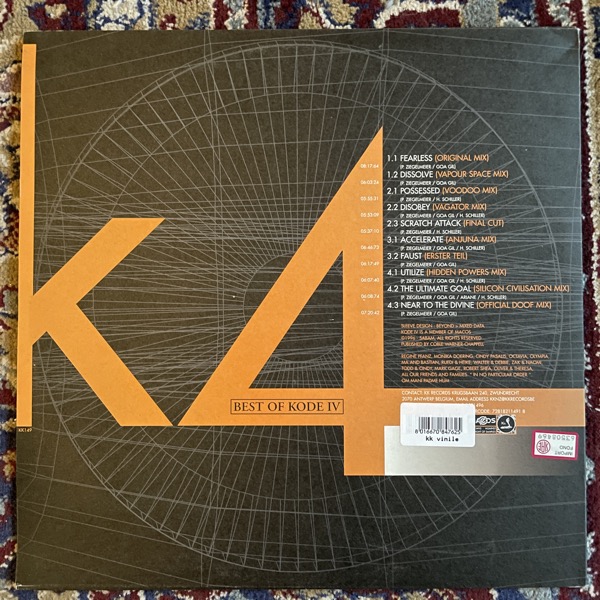 KODE IV Best Of... Compilation (KK - Belgium original) (VG+/EX) 2LP