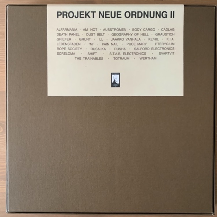 VARIOUS Projekt Neue Ordnung II (Tesco - Germany original) (SS) 4LP BOX