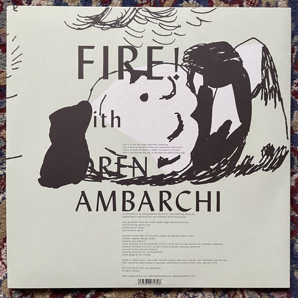 FIRE! WITH OREN AMBARCHI In The Mouth - A Hand (Rune Grammofon - Norway original) (NM) 2LP