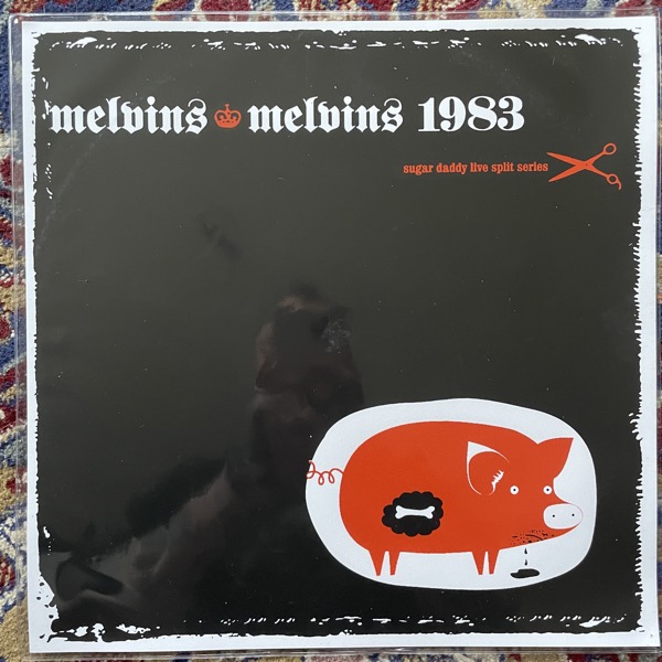 MELVINS / MELVINS 1983 Sugar Daddy Live Split Series (Splatter vinyl) (Amphetamine Reptile - USA original) (EX) 12"