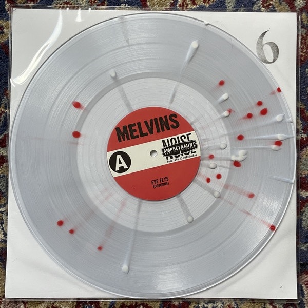 MELVINS / BUTTHOLE SURFERS Sugar Daddy Live Split Series (Splatter vinyl) (Amphetamine Reptile - USA original) (EX) 12"