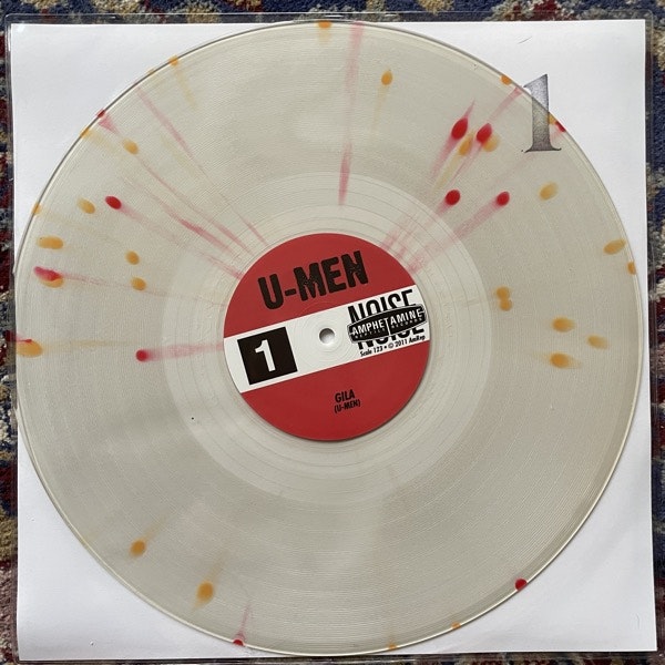 MELVINS / U-MEN Sugar Daddy Live Split Series (Splatter vinyl) (Amphetamine Reptile - USA original) (EX/VG+) 12"