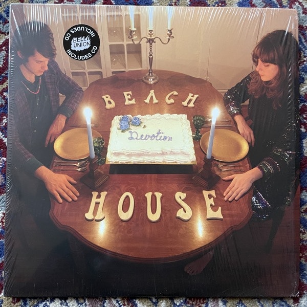 BEACH HOUSE Devotion (Blue vinyl) (Bella Union - UK 2012 reissue) (EX) 2LP+CD