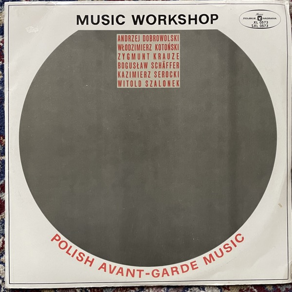 VARIOUS / MUSIC WORKSHOP Polish Avant-Garde Music (Polskie Nagrania Muza - Poland original) (VG/EX) LP