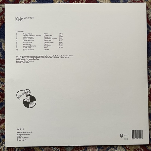 DANIEL SOMMER Daniel Sommer Duets (Saino - Denmark original) (EX) LP