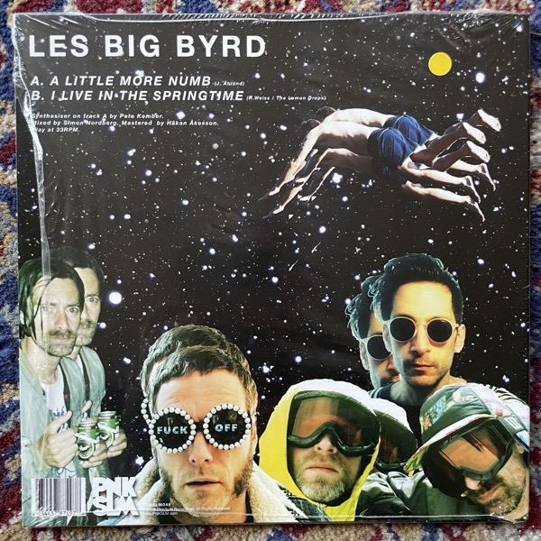 LES BIG BYRD A Little More Numb (Splatter vinyl) (PNKSLM - Sweden original) (NM) 7"