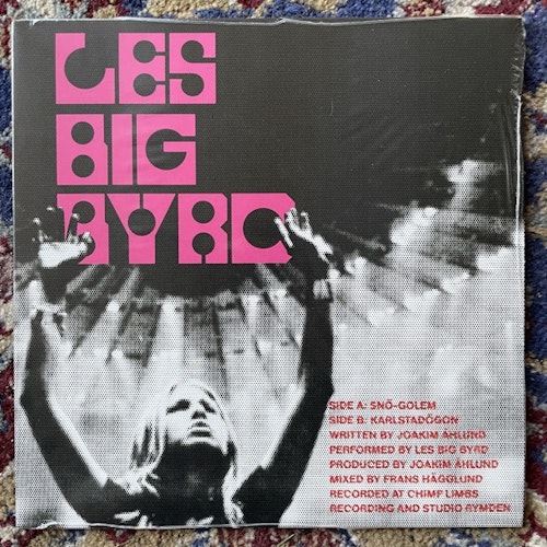 LES BIG BYRD Snö​-​Golem (Pink/Black vinyl) (PNKSLM - Sweden original) (NM/EX) 7"