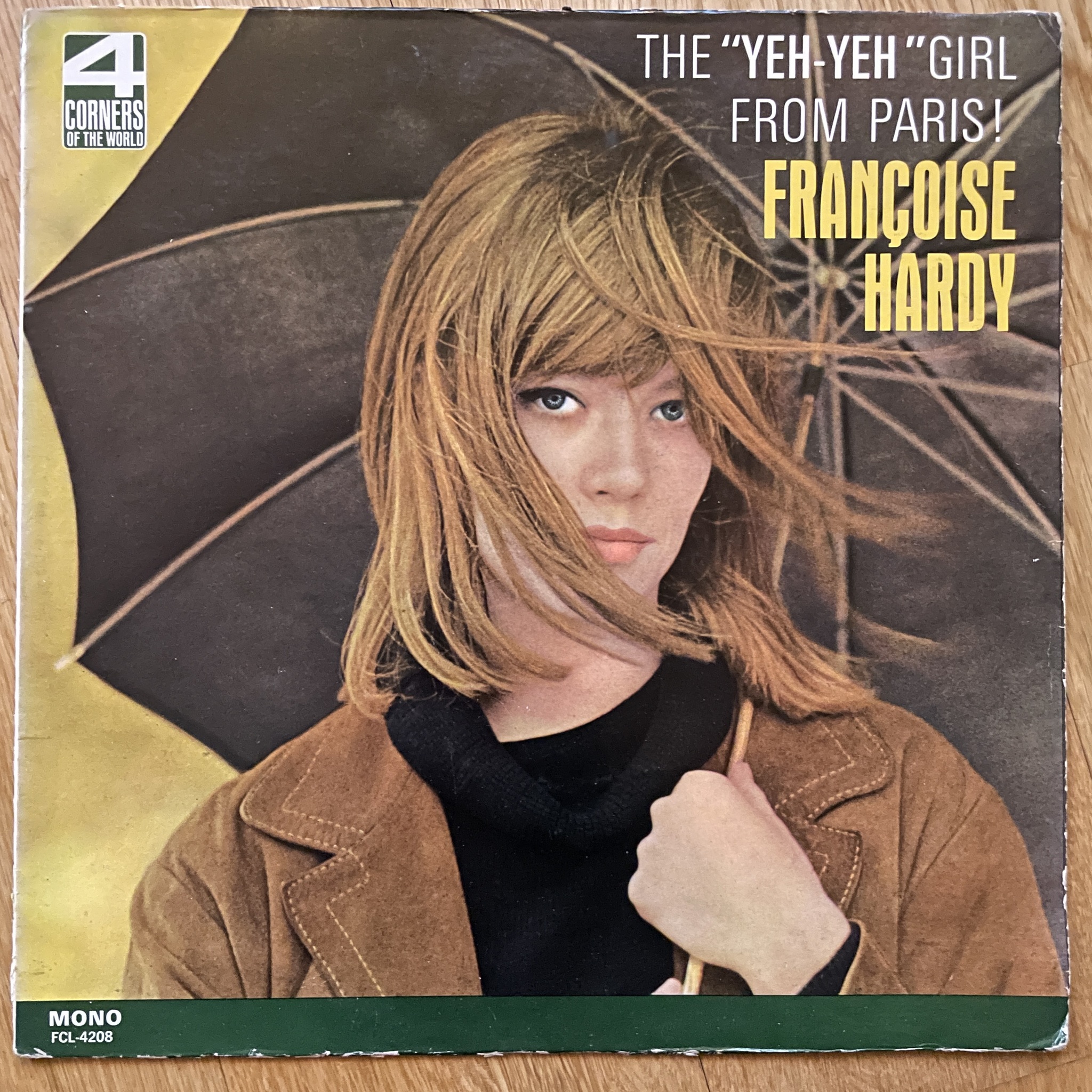 FRANÇOISE HARDY The "Yeh-Yeh" Girl From Paris! (4 Corners Of The World - USA original) (VG-) LP