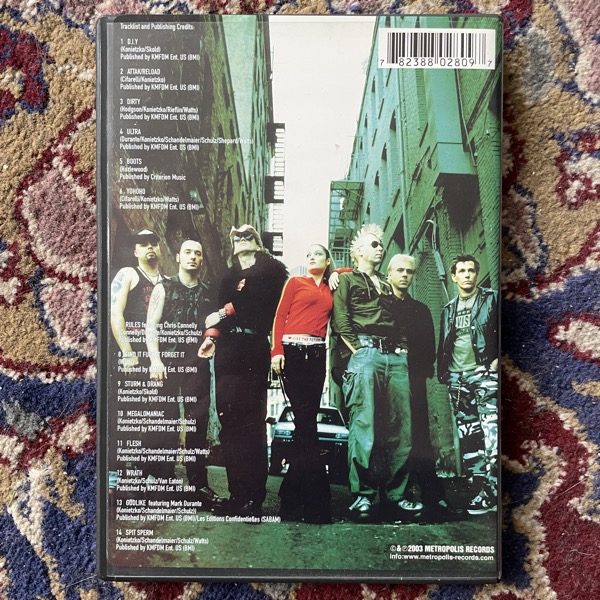 KMFDM FEATURING PIG Sturm & Drang Tour 2002 (Metropolis - USA original) (EX) DVD