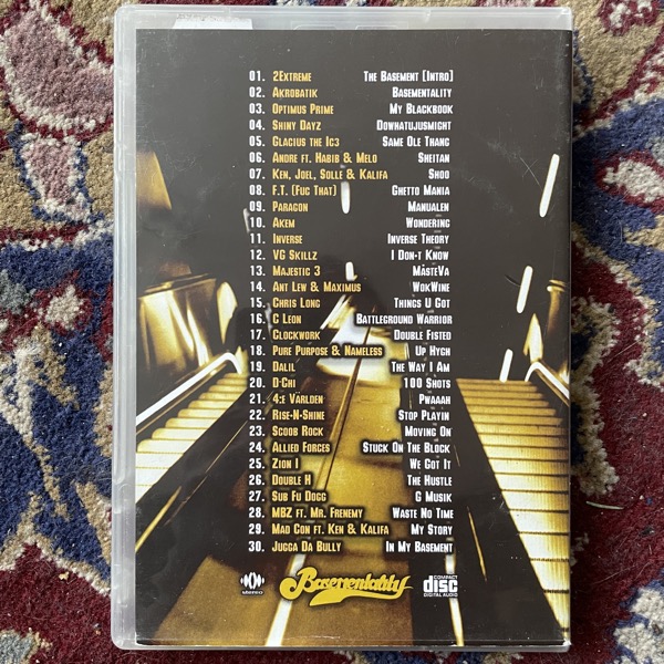 VARIOUS The Basement Mixtape (Basementality - Sweden original) (VG+) CD