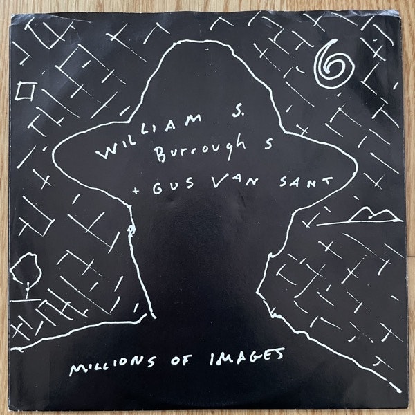 WILLIAM S. BURROUGHS, GUS VAN SANT Millions Of Images (Red vinyl) (Singles Only Label - USA original) (VG+/EX) 7"