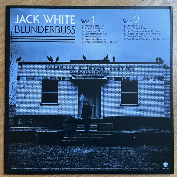 JACK WHITE Blunderbuss (Third Man - USA original) (NM) LP