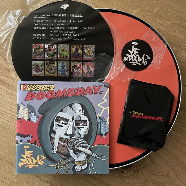 MF DOOM Operation: Doomsday (Metal Face - USA reissue) (EX) 4LP TIN BOX