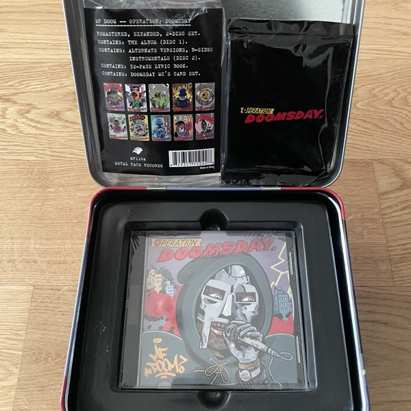 MF DOOM Operation: Doomsday (Metal Face - USA reissue) (NM/SS) 2CD LUNCH BOX