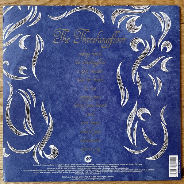 WOVENHAND The Threshingfloor (Glitterhouse - Germany original) (VG+/NM) LP