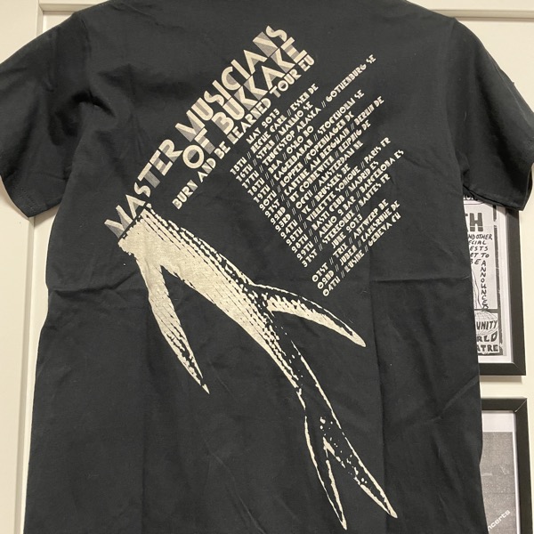 MASTER MUSICIANS OF BUKKAKE Burn and Be Learned Tour 2013 (S) (USED) T-SHIRT