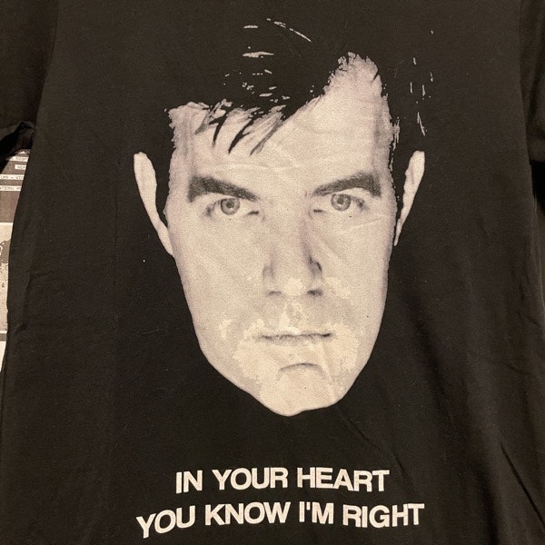 NON / BOYD RICE In Your Heart You Know I'm Right (S) (USED) T-SHIRT