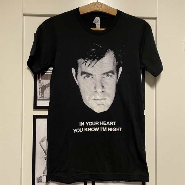 NON / BOYD RICE In Your Heart You Know I'm Right (S) (USED) T-SHIRT